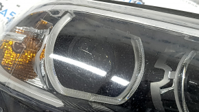 BMW 5 G30 17-20 LED Corona Rings S524A Right Front Headlight Assembly with Mount, Scratches, Spider Web