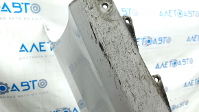 Rear bumper, bare, Hyundai Sonata 11-15 hybrid, white, with tear and scratches