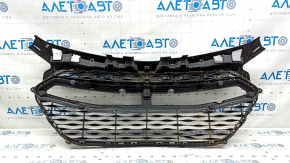 Lower grille of the front bumper of the Hyundai Sonata 11-15 hybrid, cracks