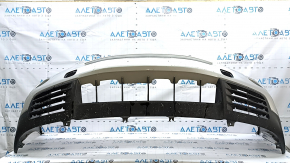 Bare front bumper for Lexus RX400h 2006-2008, headlight washer system, silver, scratches, cracks in mount