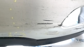 Bare rear bumper Lexus RX300 RX330 RX350 RX400h 04-09 silver, scratches, crack in the mount
