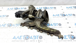 Turbocharger assembly with manifold BMW 5 G30 17-22 2.0T, 530e hybrid water damage, for parts