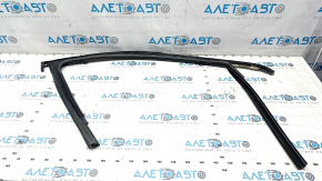 Upper front left door molding for Jeep Cherokee KL 14-22 chrome with glass seal