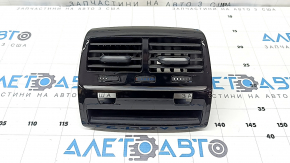 BMW 5 G30 17-20 center console air vent, gloss black with chrome, for heated seats