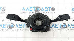 Steering column switches guitar assembly BMW 5 G30 17-23 with cable, for heated steering wheel, worn