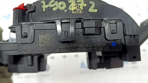 Steering column switches guitar assembly BMW 5 G30 17-23 with cable, for heated steering wheel, worn