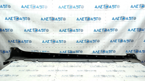 Left side sill for Hyundai Sonata 11-15 hybrid, white, with mudguard, scratches