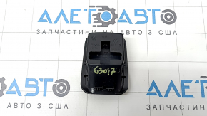 Child seat mounting cap in the rear shelf of the BMW 5 G30 17-23 black, 2 parts