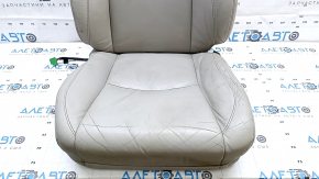 Driver's seat upholstery for Lexus RX300 RX330 RX350 RX400h 04-09, gray leather, cracked, heated