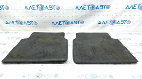Set of floor mats for Hyundai Sonata 11-15, black, dry-cleanable