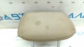 Rear central headrest for Hyundai Sonata 11-15, leather, beige, dry-cleanable