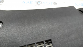 Hyundai Sonata 11-15 trunk opening trim, black, scratches