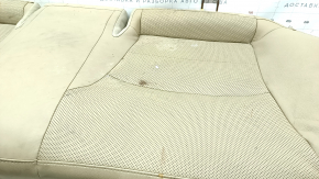 Rear seat, 2nd row, lower part, Hyundai Sonata 11-15, leather, beige, perforated, for cleaning