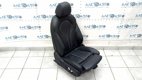 BMW 5 G30 17-23 passenger seat with airbag, electric, Sport, heated, Dakota leather, black