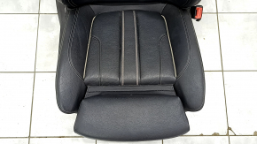 BMW 5 G30 17-23 passenger seat with airbag, electric, Sport, heated, Dakota leather, black