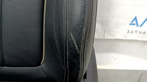 BMW 5 G30 17-23 driver's seat with airbag, electric, Sport, heated, Dakota leather, black, worn, cracked