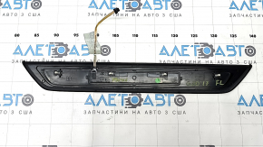 Outer front left door sill trim for BMW 5 Series G30 17-20 Sport Line, with backlight, corrosion, trim peeling off