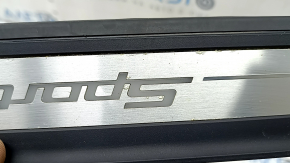 Outer front left door sill trim for BMW 5 Series G30 17-20 Sport Line, with backlight, corrosion, trim peeling off