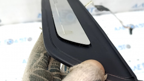 Outer door sill trim, front right, BMW 5 G30 17-20 Sport Line, with backlight, corrosion, trim peeled off