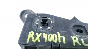 Rear bumper mount, small inner left, Lexus RX300 RX330 RX350 RX400h 04-09, broken latch