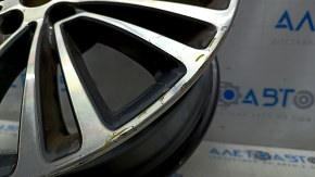 Wheel rim R18 8J ET:30 BMW 5 G30 17-23 gray, curb, peeling varnish