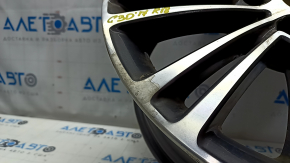 Wheel rim R18 8J ET:30 BMW 5 G30 17-23 gray, curb, peeling varnish