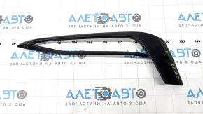 Left fog light frame for BMW 5 G30 17-20, gloss black, cracks, scratches