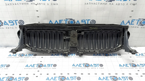 Radiator grille assembly BMW 5 G30 17-20 with radiator deflector blinds, chrome, sand