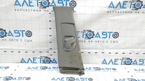 Left center pillar trim, upper belt, Toyota Camry v50 12-14 USA, gray, worn, needs cleaning