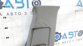 Center pillar trim, upper belt, right, Toyota Camry v50 12-14 USA, gray, worn, needs cleaning