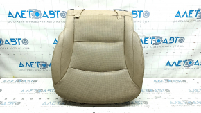 Driver's seat trim, lower part, Hyundai Sonata 11-15, beige leather, heated, cracks
