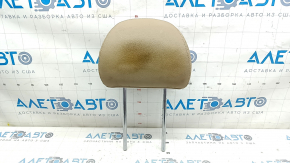 Front left headrest Hyundai Sonata 11-15 leather, beige, for cleaning