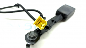 Hyundai Sonata 11-15 passenger seat belt latch, black, with sensor