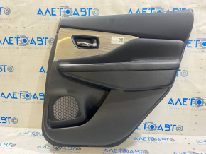 Door trim panel rear right Nissan Murano z52 15-18 leather black with gray insert, for re-upholstery
