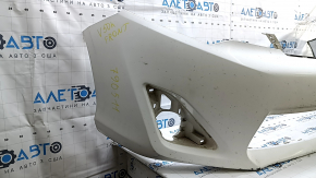 Front bumper bare Toyota Camry v50 12-14 usa LE XLE, white, scratches