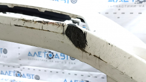 Front bumper bare Toyota Camry v50 12-14 usa LE XLE, white, scratches