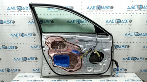 Toyota Camry v40 front left door assembly, silver 1F7, keyless