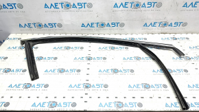 Glass seal with upper molding front right Chrysler 200 15-17 chrome