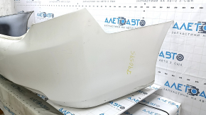 Rear bumper bare Toyota Camry v50 12-14 usa LE XLE white, dented, crack in mount