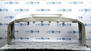 Rear bumper bare Toyota Camry v50 12-14 usa LE XLE white, dented, crack in mount