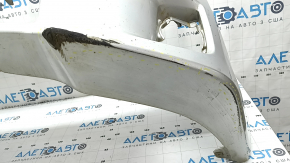 Front bumper bare Toyota Camry v40 10-11 silver, pressed, scratches