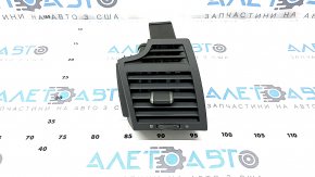 Left dashboard air vent deflector for Toyota Camry v40, dark gray and chrome