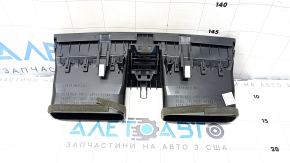 Toyota Camry v40 central air duct, dark gray, chrome