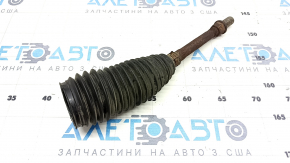 The right steering rod of a Toyota Camry V40 is rusty.