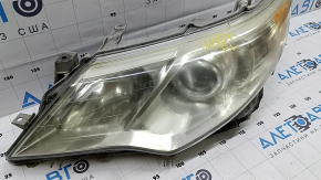 Left front headlight for Toyota Camry v50 12-14, bare, USA LE, polished