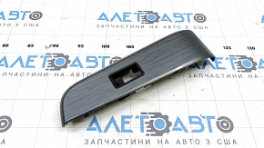 Rear left power window control trim for Toyota Camry v50 12-14 USA, gray wood grain