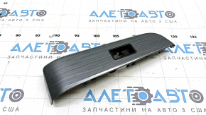 Rear right power window control trim for Toyota Camry v50 12-14 USA, gray wood grain finish
