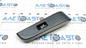 Rear right power window control trim for Toyota Camry v50 12-14 USA, gray wood grain finish