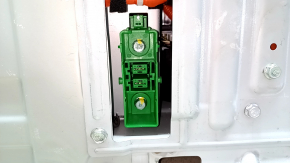 The battery assembly for the Hyundai Sonata 13-15 hybrid is 103kV, 235V, and has 2 oxidized pins in the connector.