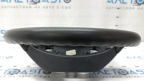 The steering wheel is bare, leather, gray, Toyota Camry v40, without buttons, with cruise control.